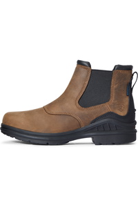Ariat Womens Barnyard Chelsea II Waterproof Boot - Antique Brown